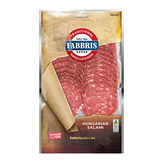 Fabbris Salami Hungarian Sliced 150g