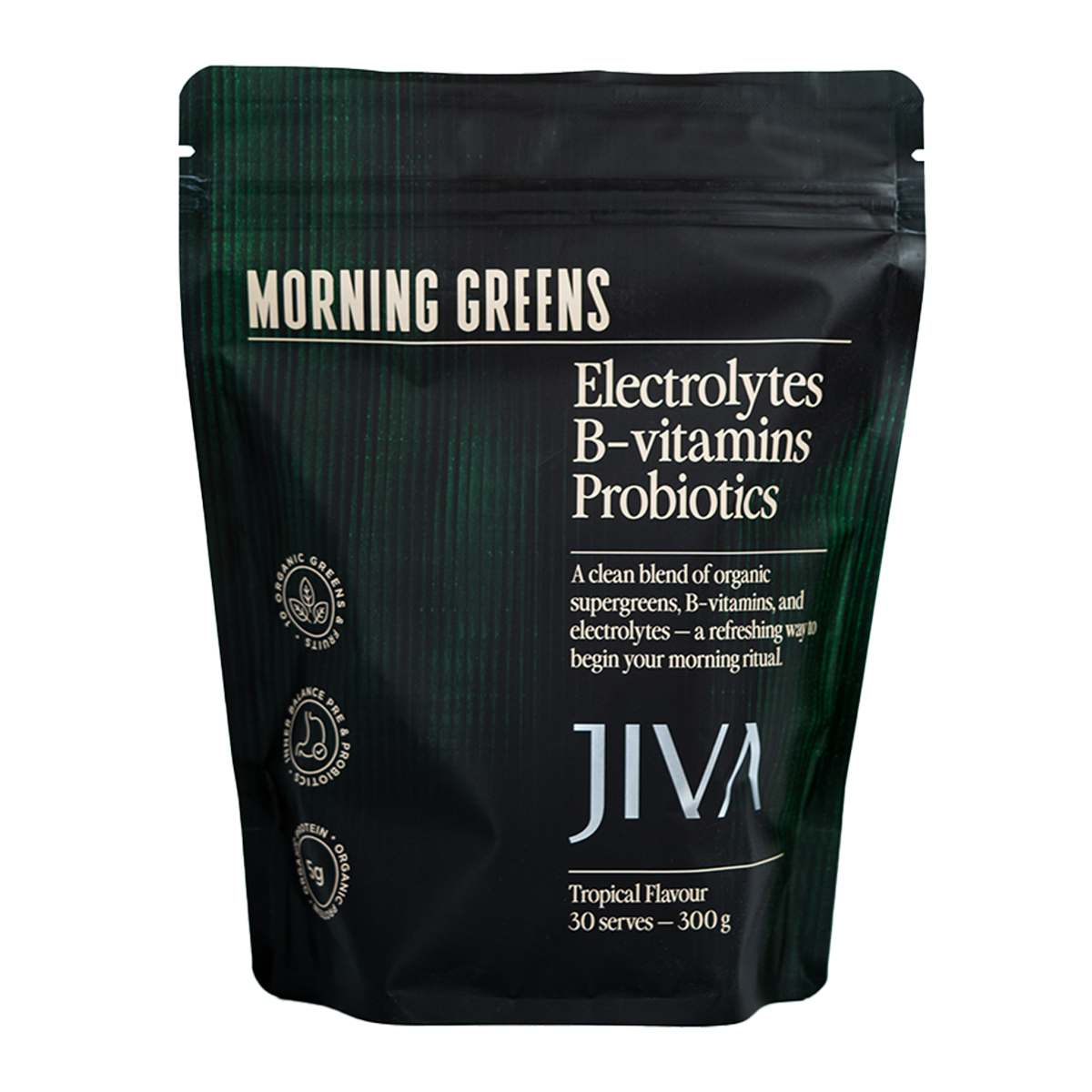 Jiva Morning Greens Tropical Flavour 300g