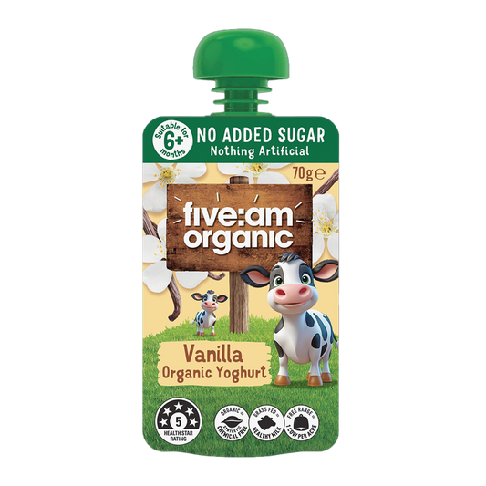 Five AM Vanilla Organic Yogurt 70g