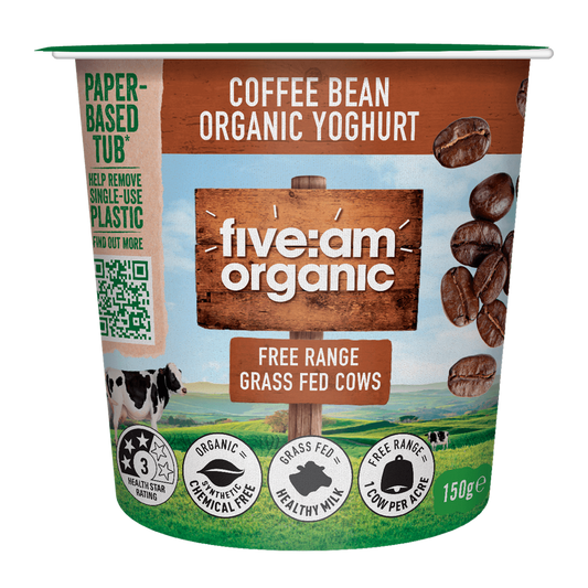 Five AM Coffee Bean Organic Yogurt 150g