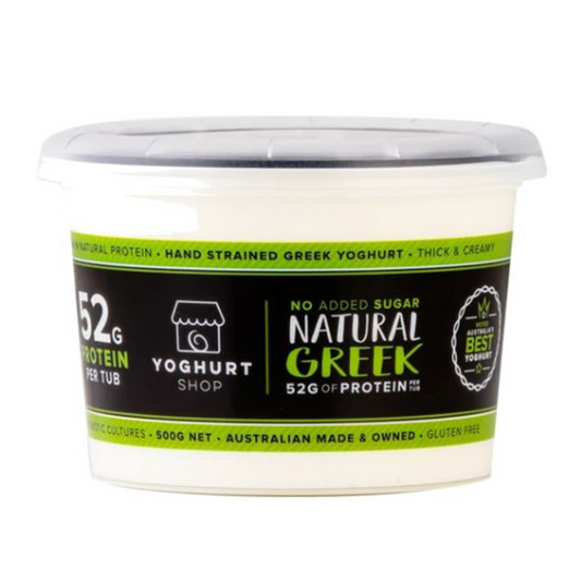 The Yoghurt Shop Natural Greek Yogurt 500g