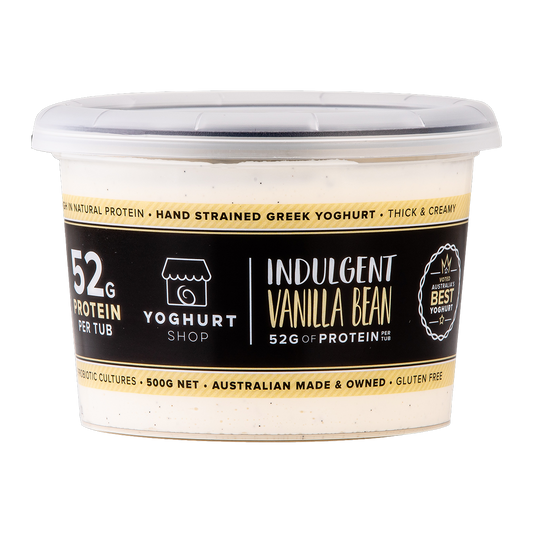 The Yoghurt Shop Greek Vanilla Bean Yoghurt 500g