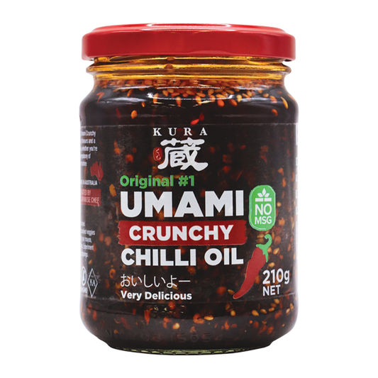Kura Umami Chunky Chilli Oil 210g