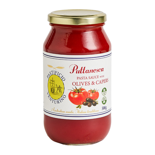 Pastificio Venturino Organic Pasta Sauce Puttanesca 500g