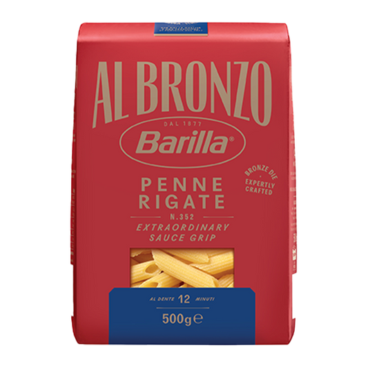 Barilla Al Bronzo Pasta Penne Rigate 500g