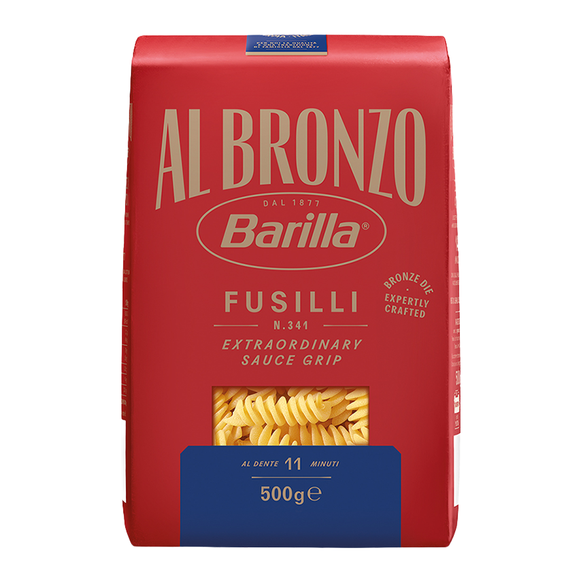 Barilla Al Bronzo Pasta Fusilli 500g