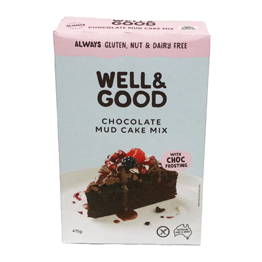 Well and Good Chocolate Mud Cake Mix 475g