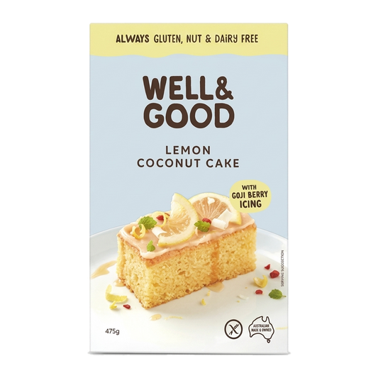 Well and Good Lemon Coconut Cake 475g
