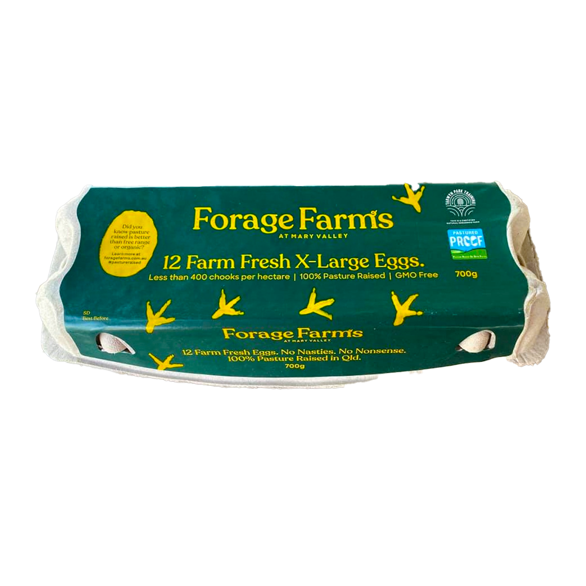 Forage Farms Pasture Raised Eggs 700g
