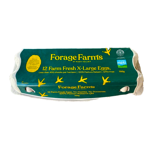 Forage Farms Pasture Raised Eggs 700g