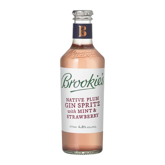 Brookie's Gin Spritz Native Plum with Mint and Strawberry 275ml