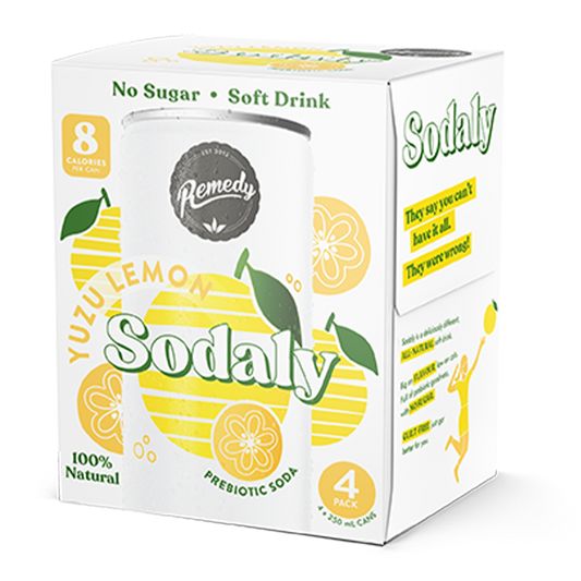 Remedy Sodaly Lemon Yuzu 4x250mL