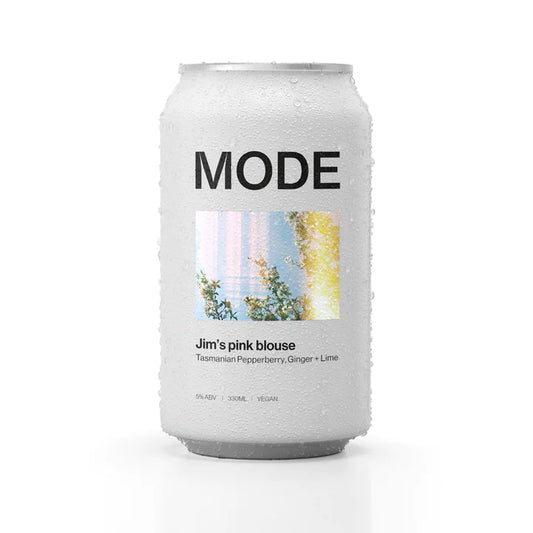 Mode Hard Seltzer Tasmanian Pepperberry, Ginger and Lime 330ml