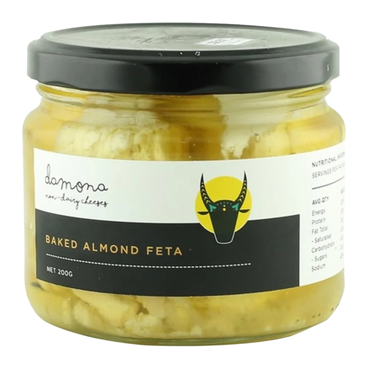 Damona Baked Almond Feta Cheese 200g