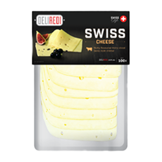 Deliredi Swiss Cheese Slices 100g