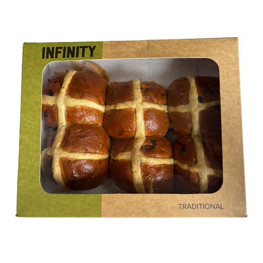 Infinity Bakery Hot Cross Buns 430g