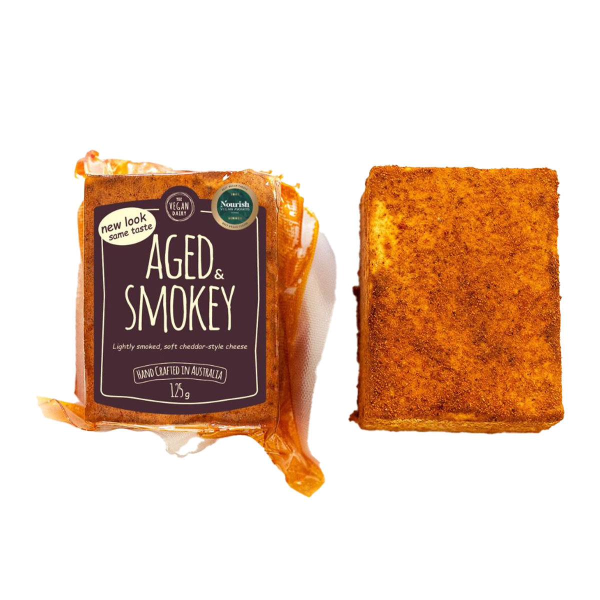 The Vegan Dairy Aged and Smokey Cheese 125g