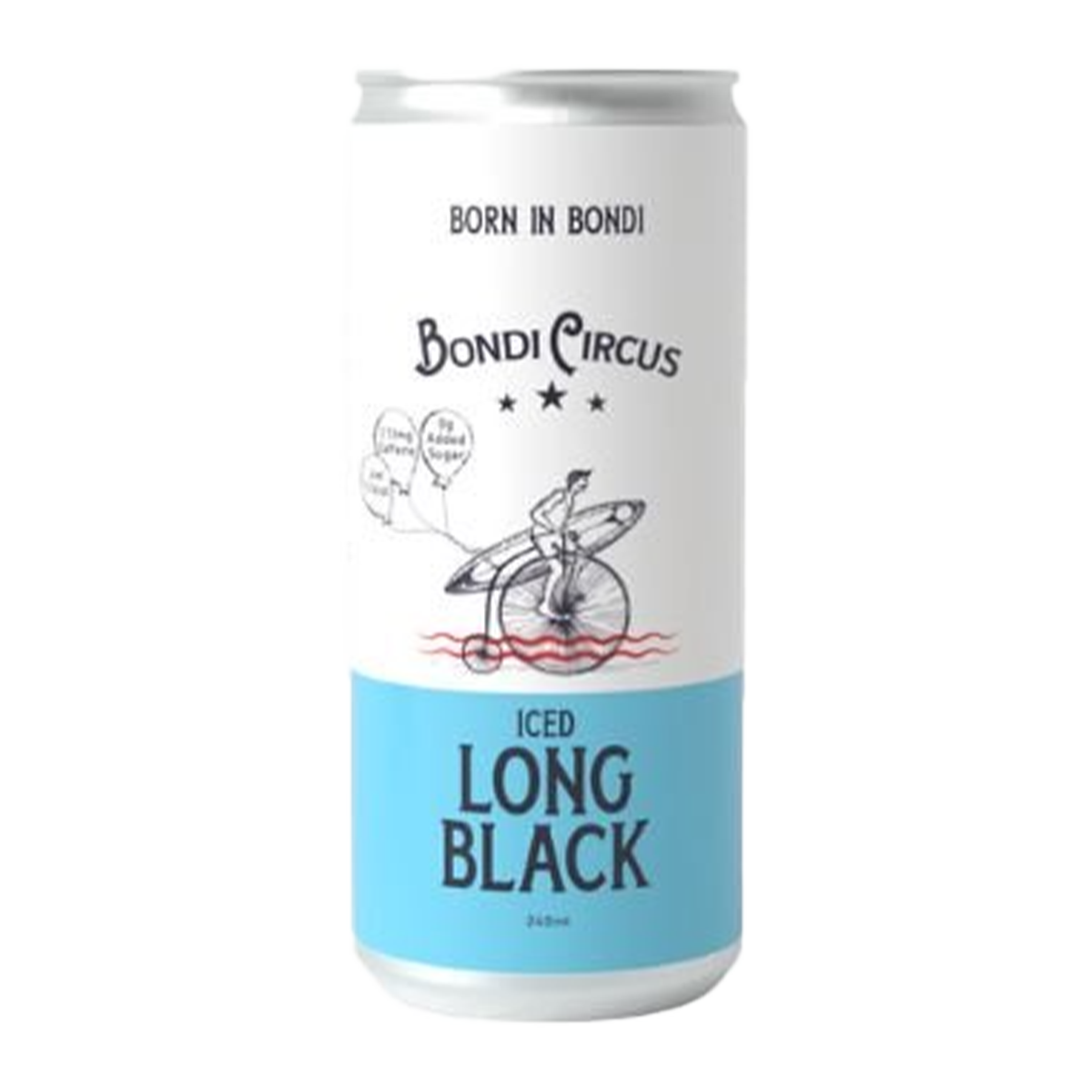 Bondi Circus Iced Long Black 240ml