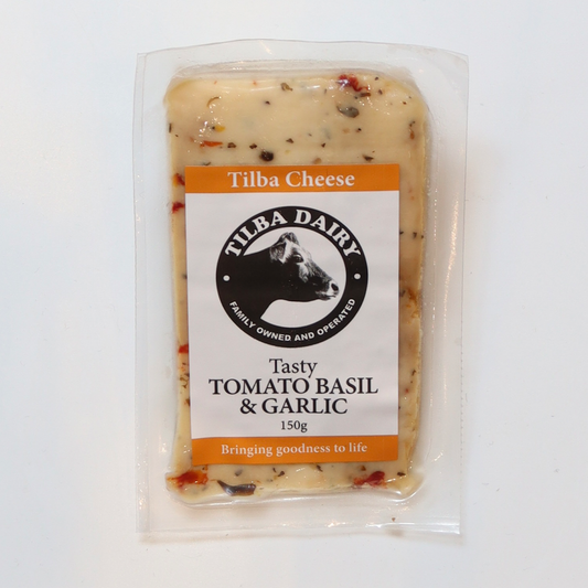Tilba Dairy Tomato Basil & Garlic Cheese 150g