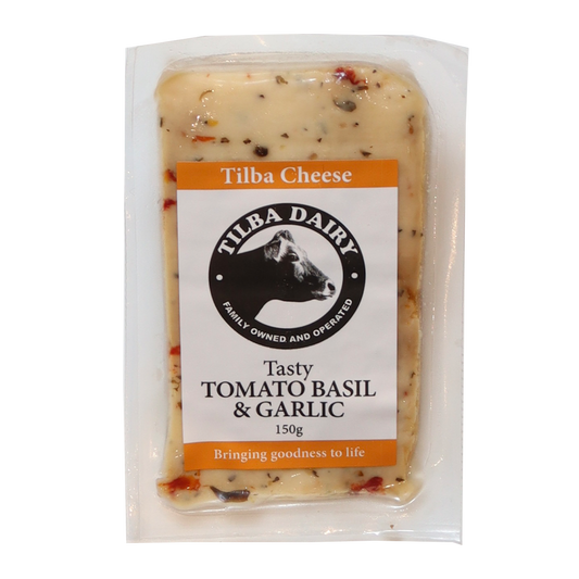 Tilba Dairy Tomato Basil & Garlic Cheese 150g