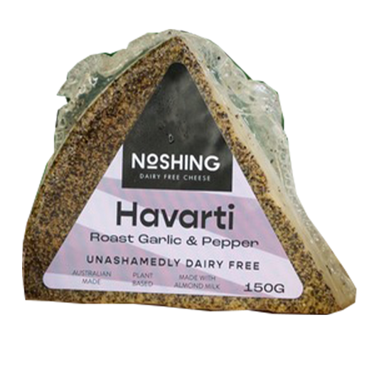 Noshing Havarti Roast Garlic Black Pepper Cheese 150g