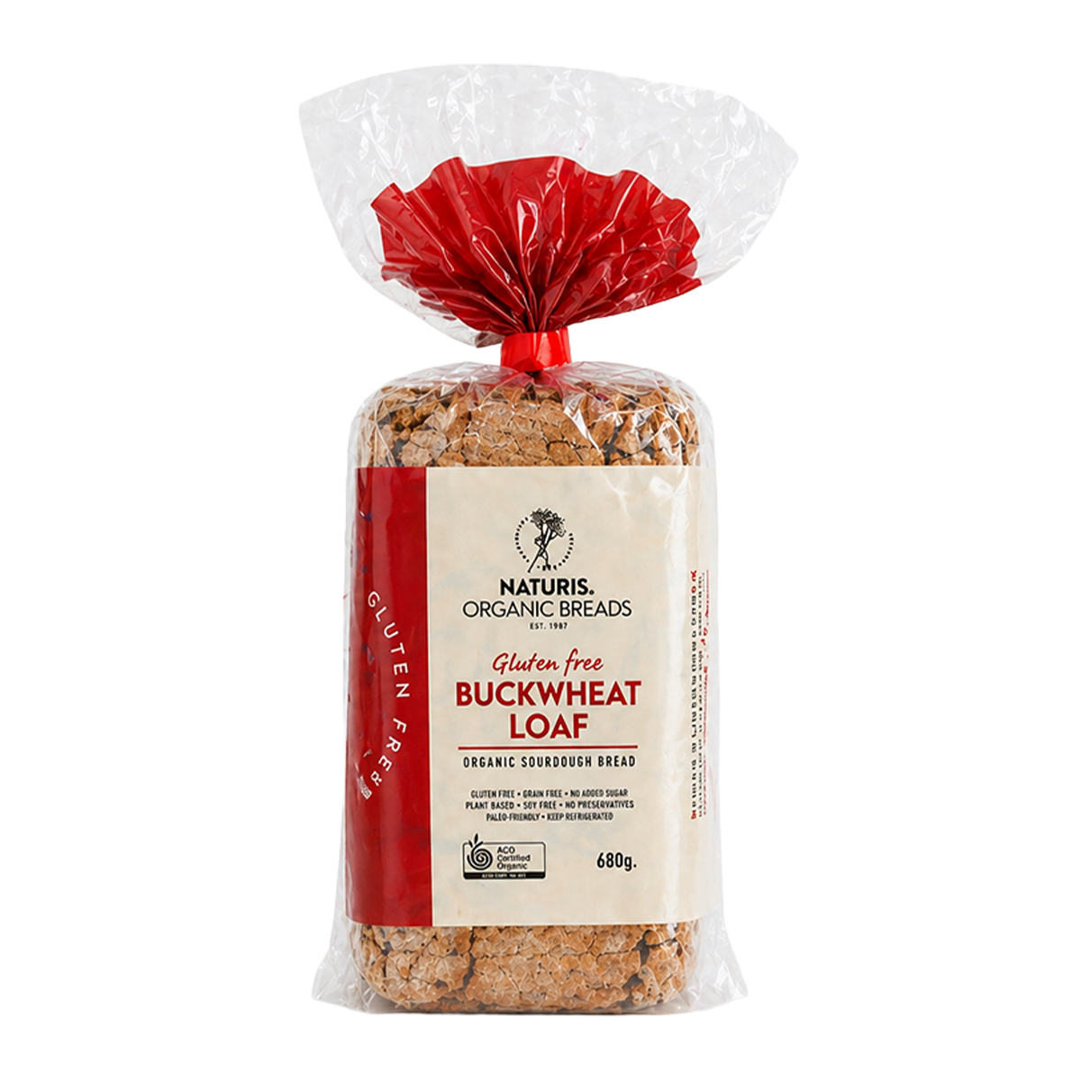 Naturis Organic Breads Gluten Free Buckwheat Loaf 680g