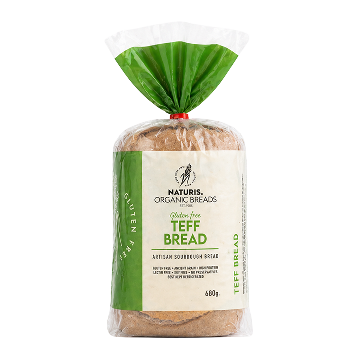 Naturis Organic Breads Gluten Free Teff Bread 680g