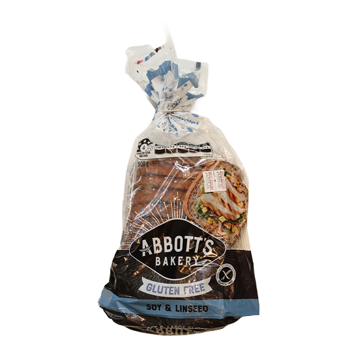 Abbotts Bakery Gluten Free Soy and Linseed 500g