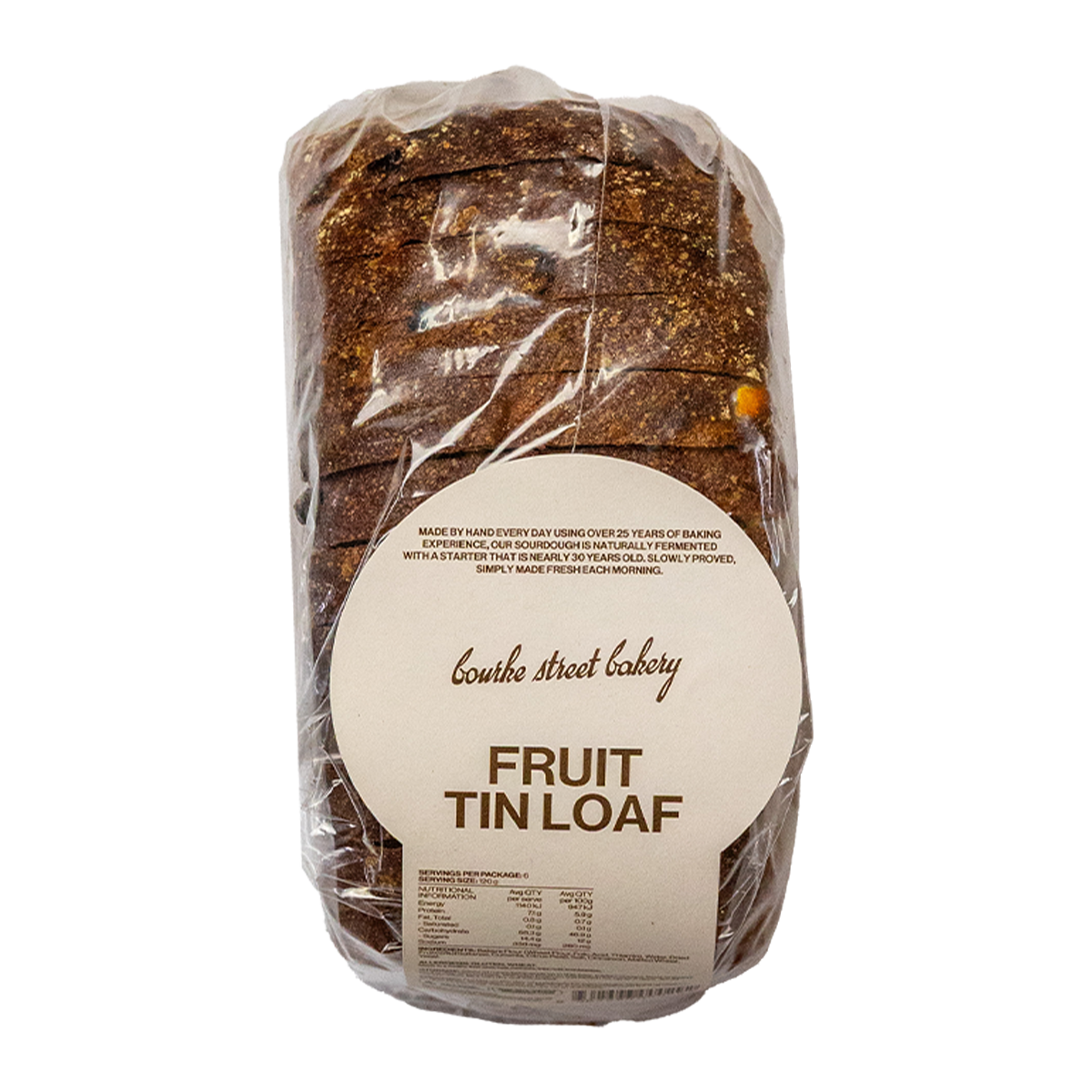 Bourke Street Bakery Fruit Tin Loaf 120g