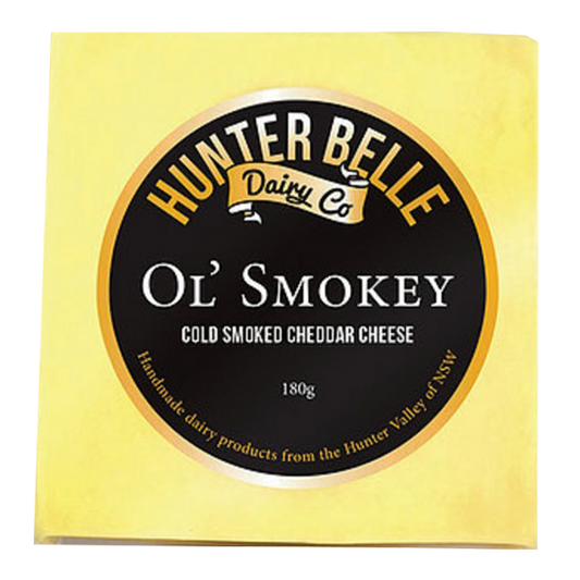 Hunter Belle Ole Smokey Cheddar Cheese 180g