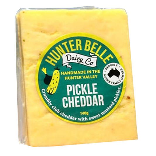 Hunterbelle Pickle Cheddar Cheese 140g