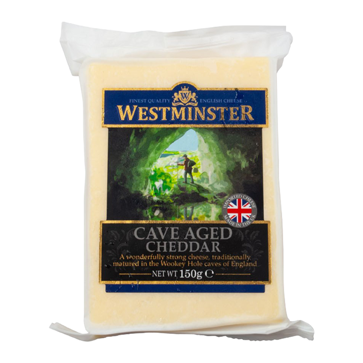 Westminster Cave Aged Cheddar Cheese 150g