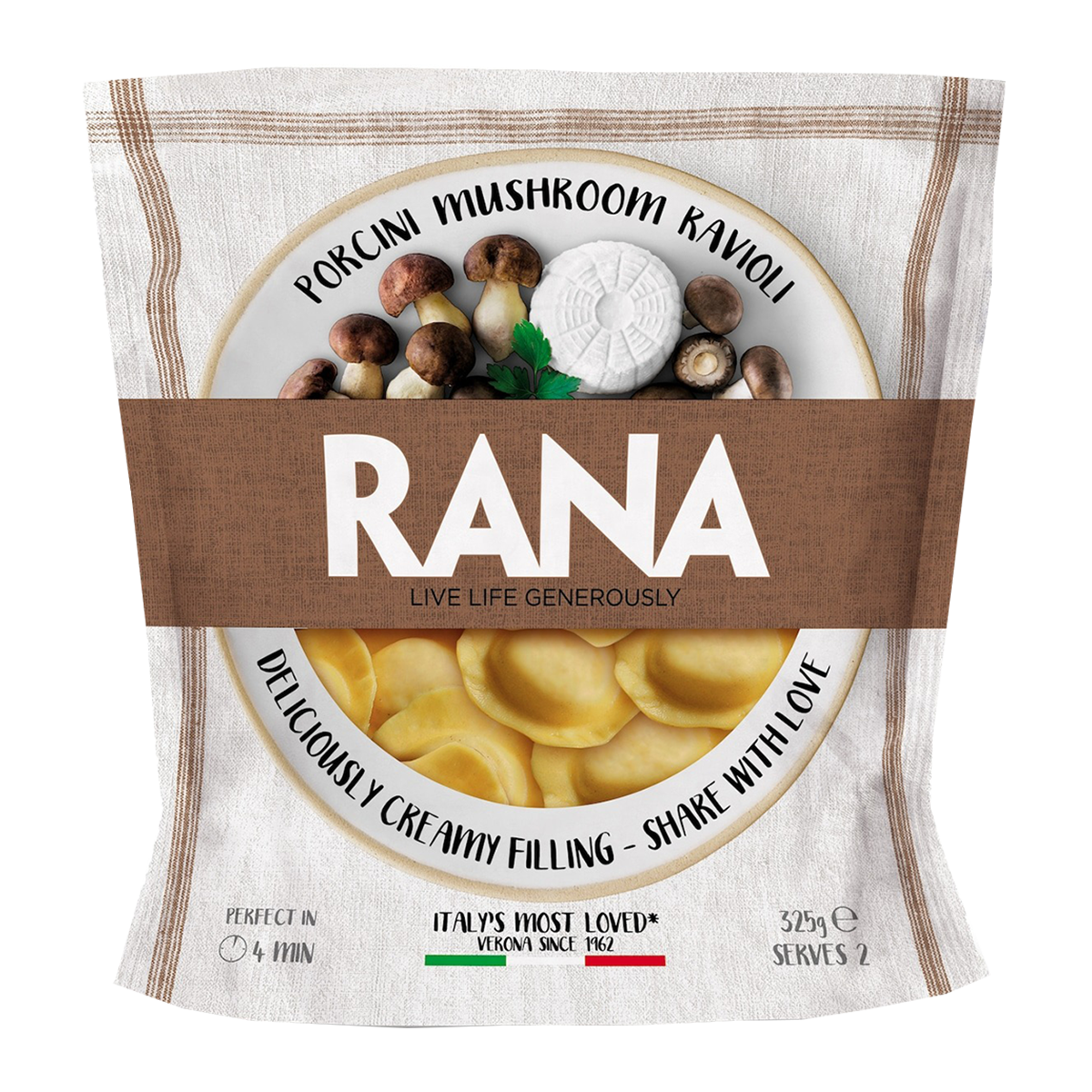 Rana Porcini Mushroom Ravioli 325g