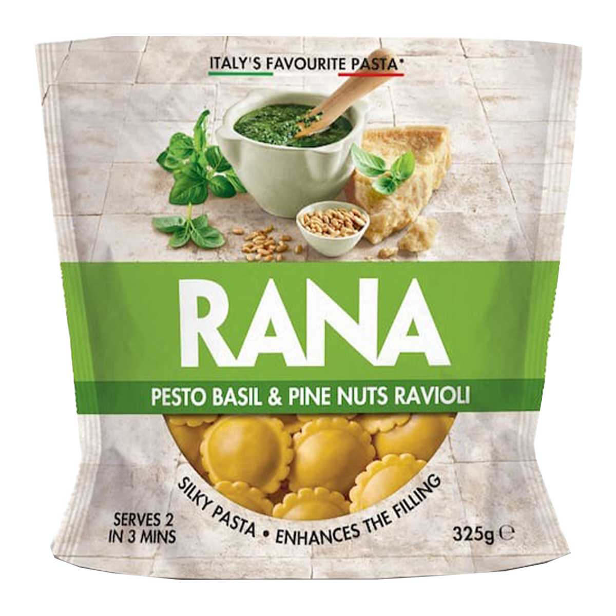 Rana Pesto Basil & Pine Nuts Ravioli 325g