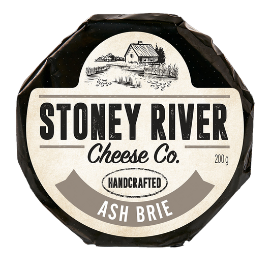 Stoney River Cheese Co. River Ash Brie Cheese 200g