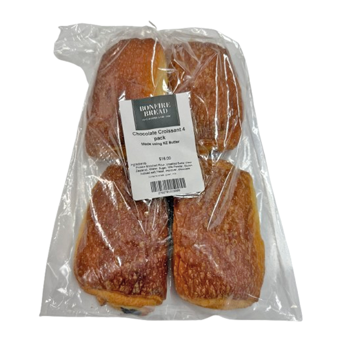 Bonfire Bread Chocolate Croissant x4 280g