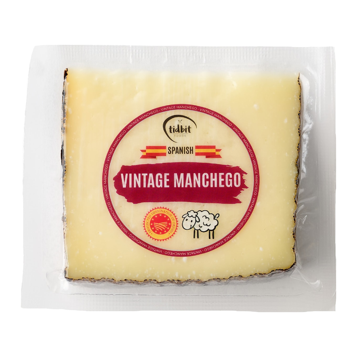 Royal International Tidbit Vintage Manchego Cheese 12m 150g