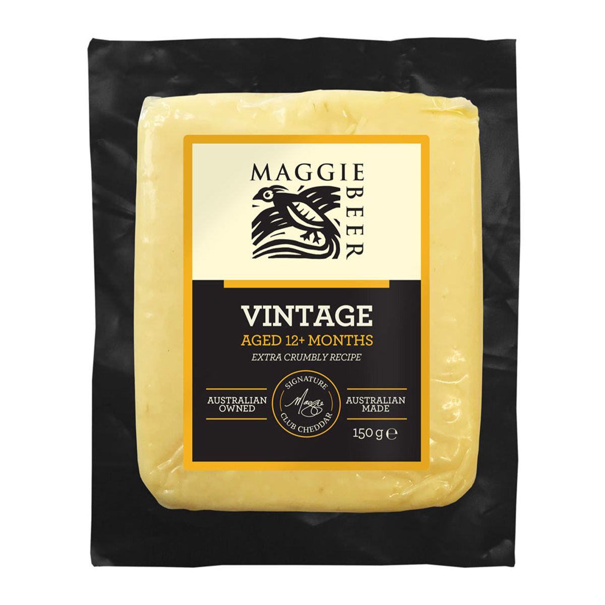 Maggie Beer Club Vintage Cheddar Cheese 150g