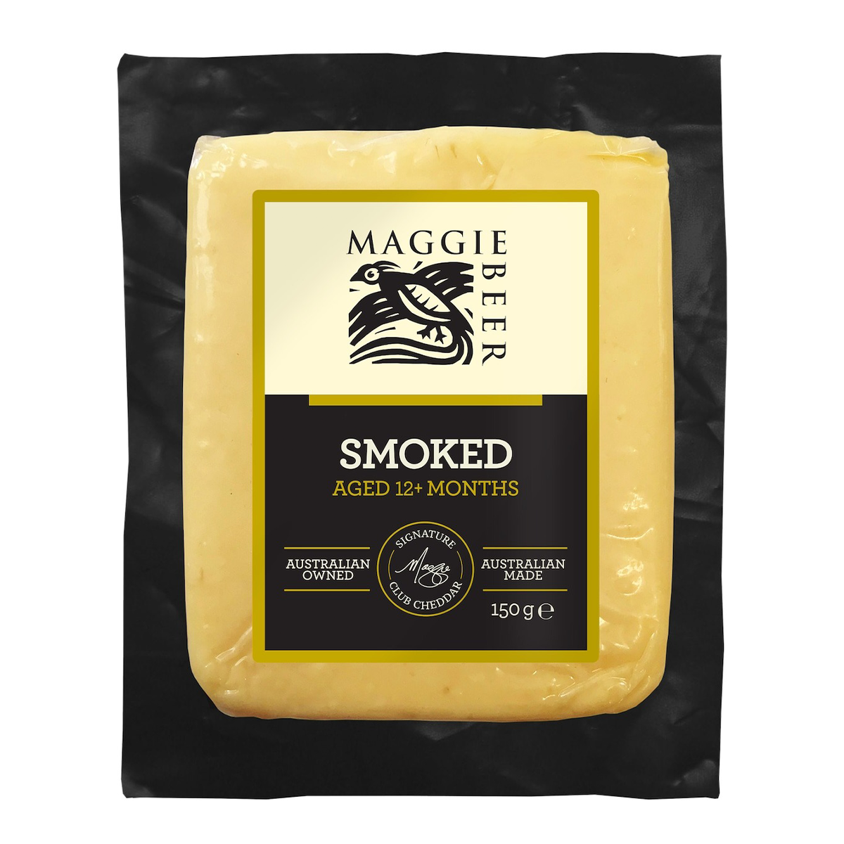 Maggie Beer Club Smoked Cheddar Cheese 150g