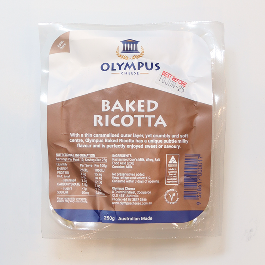 Olympus Baked Ricotta Cheese 250g