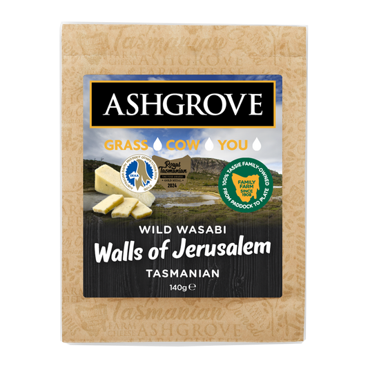 Ashgrove Wild Wasabi Walls of Jerusalem Cheese 140g