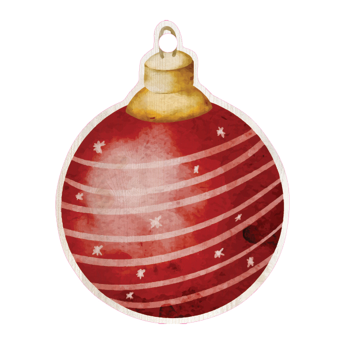 Neighbourhood Goodness Red Bauble Christmas Ornament