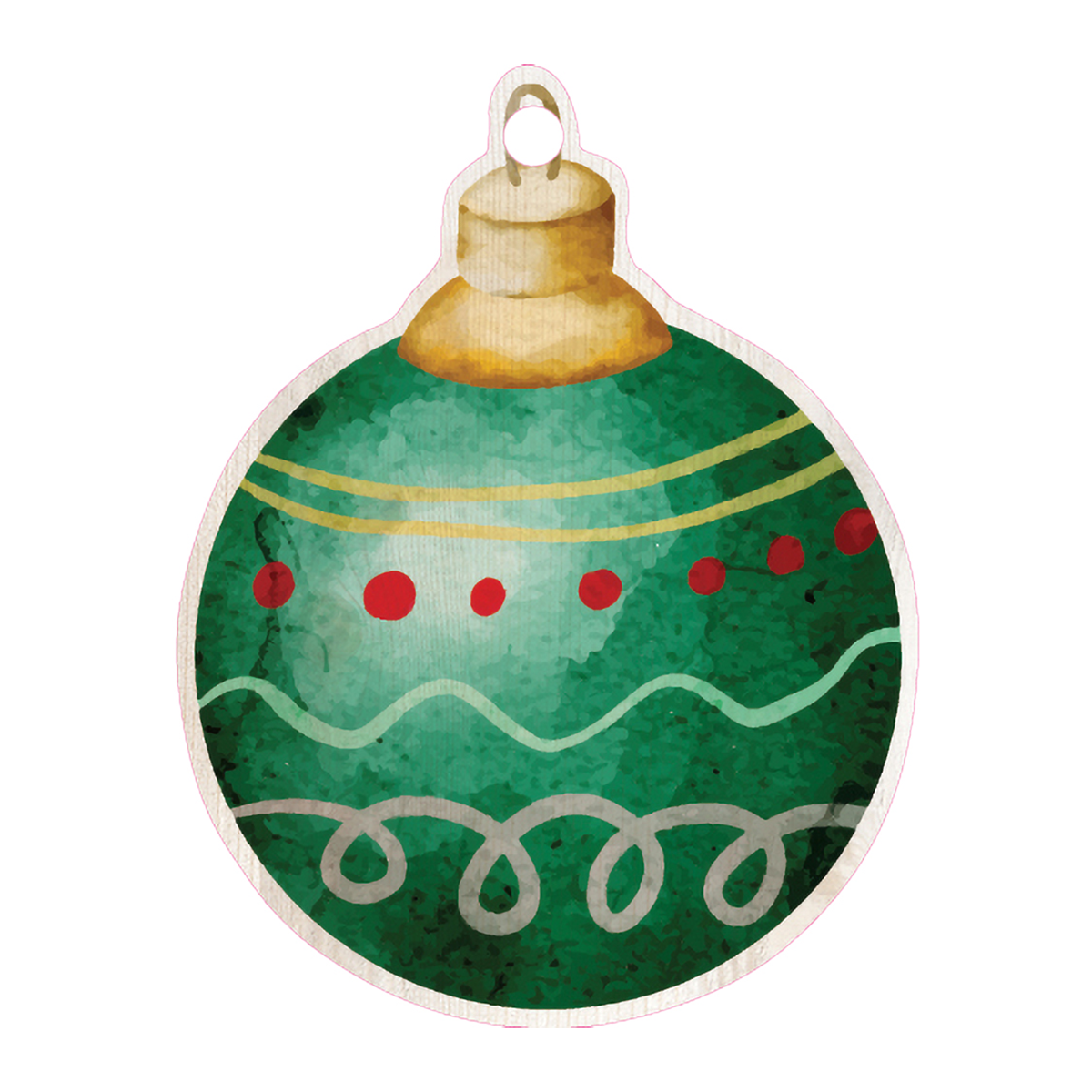 Neighbourhood Goodness Green Bauble Christmas Ornament