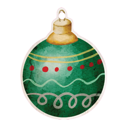 Neighbourhood Goodness Green Bauble Christmas Ornament