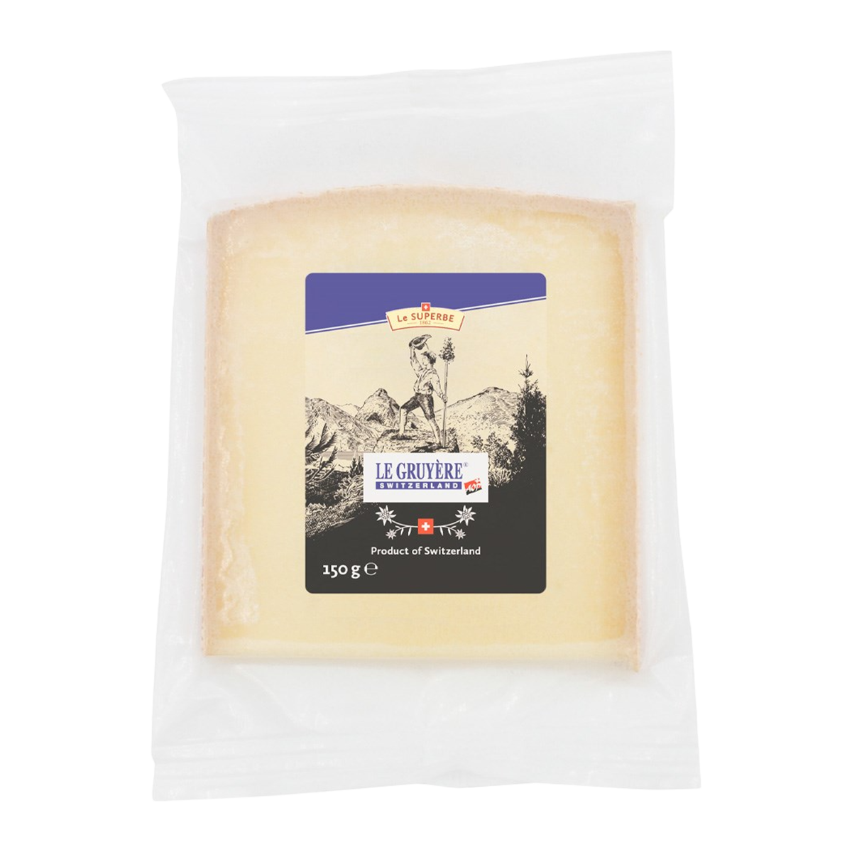 Le Superbe Lustenberger Gruyere Mild Cheese 150g