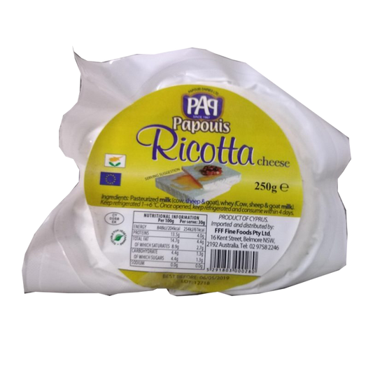 Papouis Fino Ricotta Cheese 250g