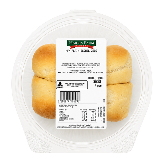 Harris Farm Plain Scones 320g