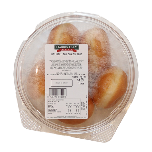 Harris Farm Mini Jam Donuts 180g