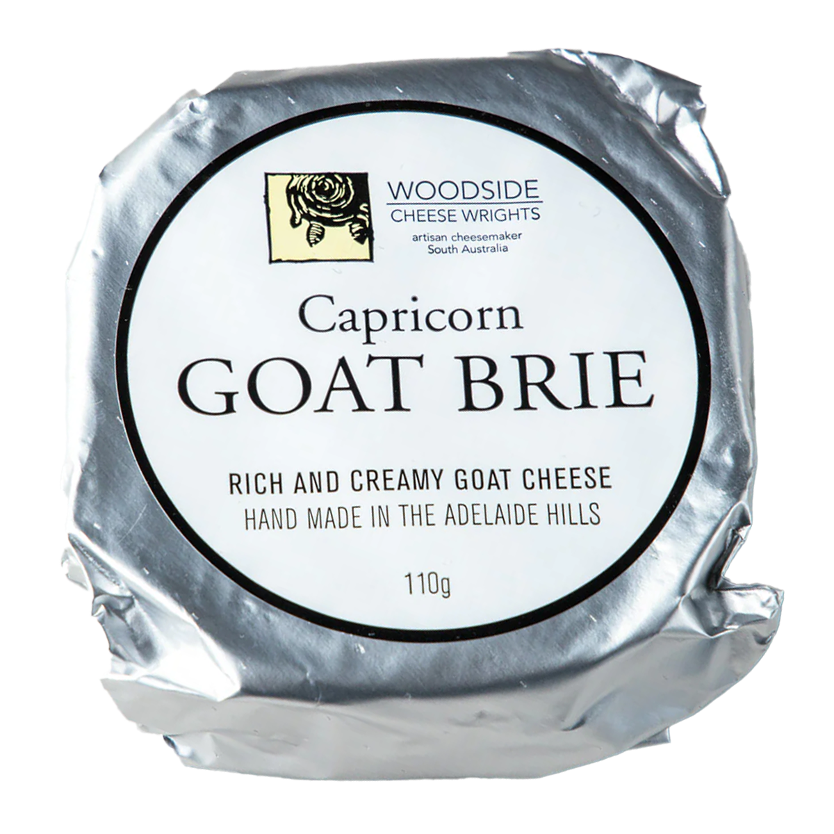 Kriss Lloyd Woodside Capricorn Goat Brie Cheese 110g