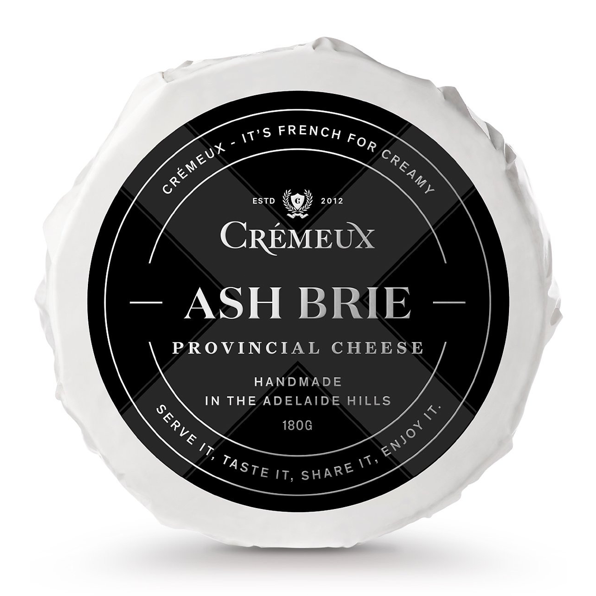 Cremeux Ash Brie Cheese 180g